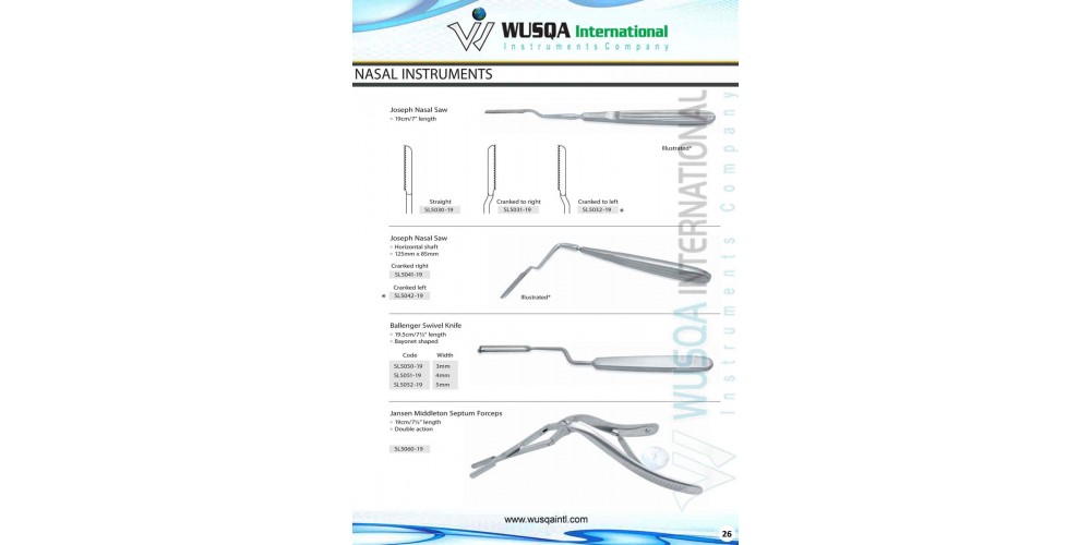 Nasal Instruments 